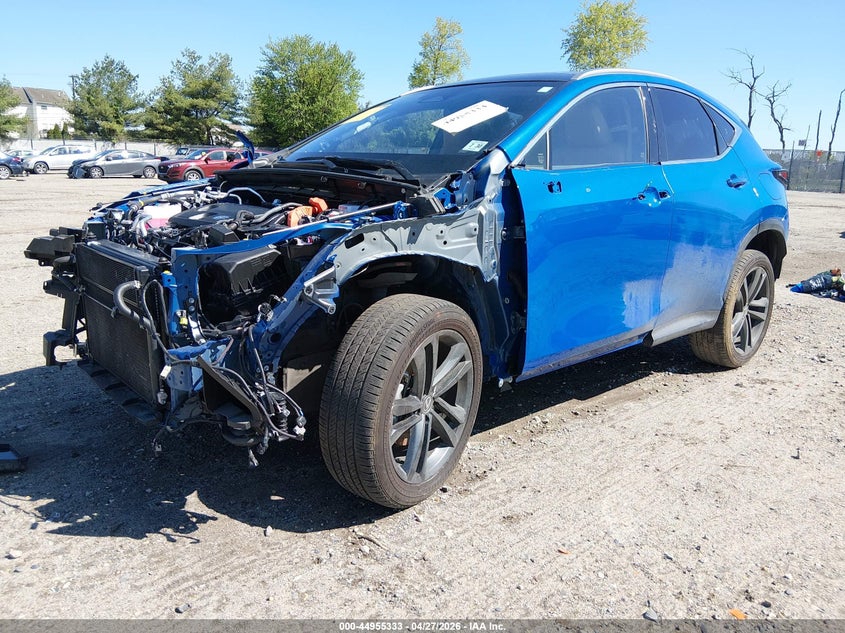 2025 Lexus Nx VIN JTJHKCFZ6S2063404 IAAI salvage auction — FRONT END, Salvage (New Jersey), sold $19,350 on 2026-08-17 (photo 2)