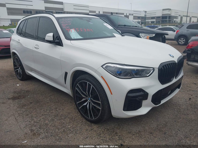 2022 BMW X5 VIN 5UXCR6C02N9J22233 IAAI salvage auction — LEFT REAR, Original (Texas), sold $26,650 on 2026-07-07 (photo 1)