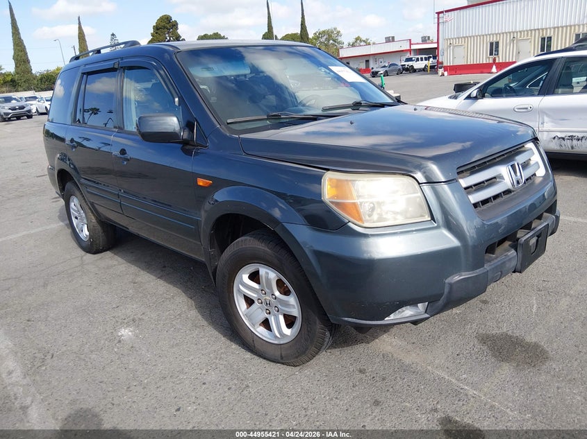 2006 Honda Pilot VIN 2HKYF18406H527062 IAAI salvage auction — NORMAL WEAR, Salvage (Texas), sold $600 on 2026-07-09 (photo 1)
