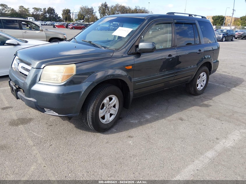 2006 Honda Pilot VIN 2HKYF18406H527062 IAAI salvage auction — NORMAL WEAR, Salvage (Texas), sold $600 on 2026-07-09 (photo 2)
