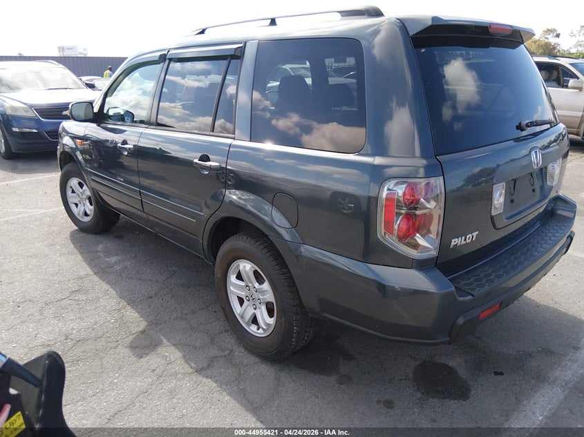 2006 Honda Pilot VIN 2HKYF18406H527062 IAAI salvage auction — NORMAL WEAR, Salvage (Texas), sold $600 on 2026-07-09 (photo 3)