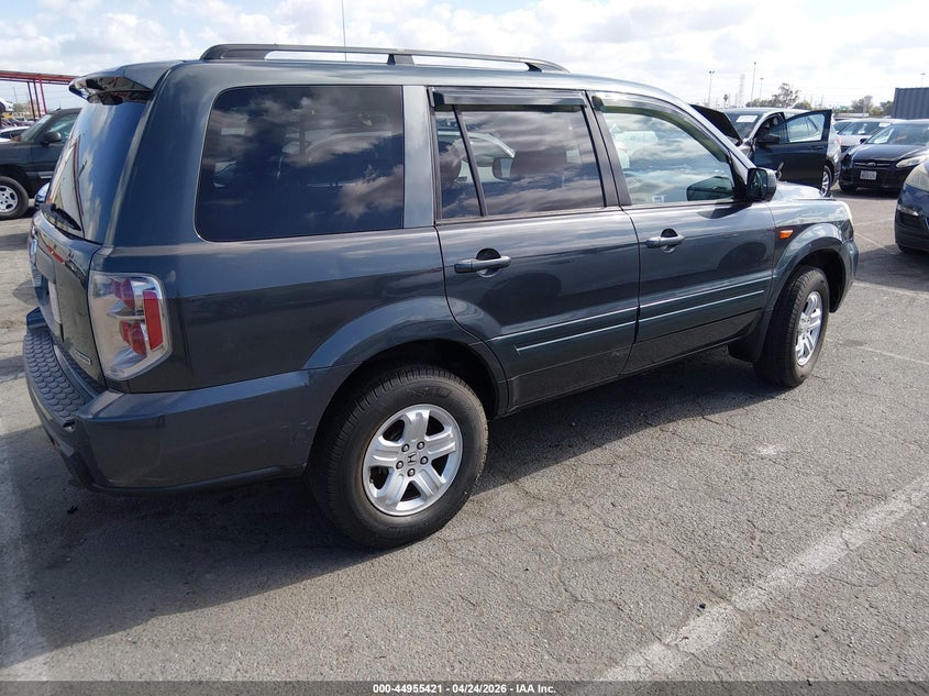 2006 Honda Pilot VIN 2HKYF18406H527062 IAAI salvage auction — NORMAL WEAR, Salvage (Texas), sold $600 on 2026-07-09 (photo 4)