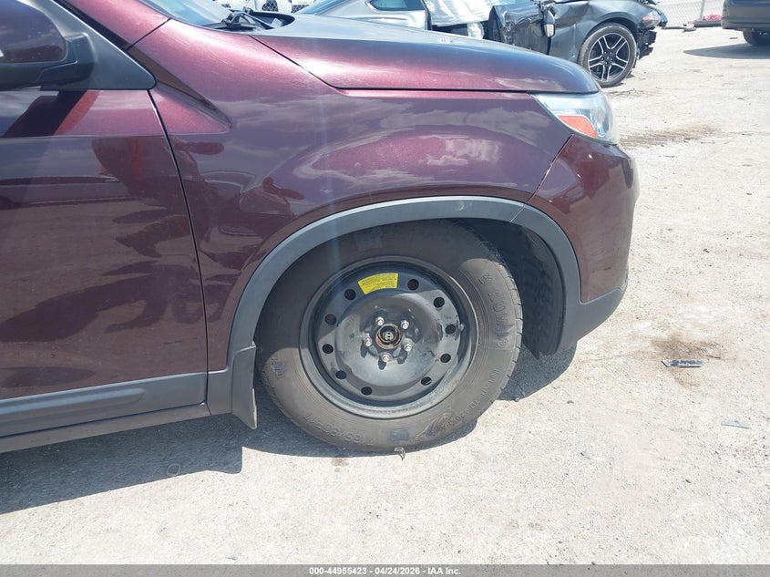 2015 Kia Sorento VIN 5XYKT4A62FG622788 IAAI salvage auction — RIGHT FRONT, Salvage (Texas), sold $1,050 on 2026-07-21 (photo 6)