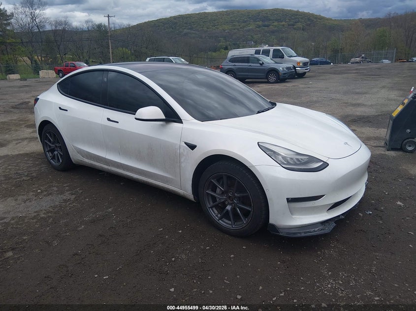 2021 Tesla Model 3 VIN 5YJ3E1EB0MF855996 — IAAI salvage auction photo