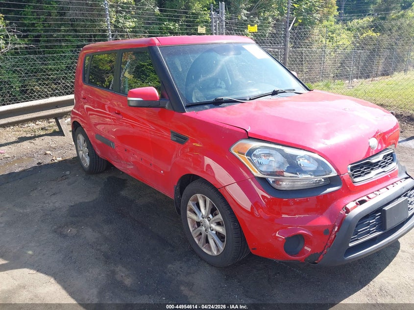 2013 Kia Soul VIN KNDJT2A6XD7577822 IAAI salvage auction — FRONT END, Salvage (North Carolina), sold $225 on 2026-07-23 (photo 1)