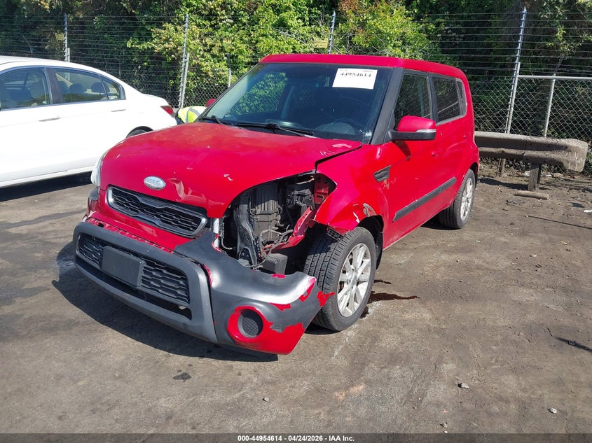 2013 Kia Soul VIN KNDJT2A6XD7577822 IAAI salvage auction — FRONT END, Salvage (North Carolina), sold $225 on 2026-07-23 (photo 2)