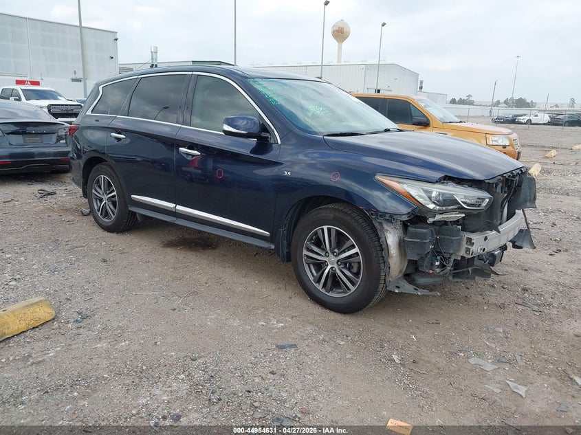 2019 Infiniti Qx60 VIN 5N1DL0MN4KC534274 IAAI salvage auction — LEFT FRONT, Original (Texas), sold $2,050 on 2026-07-09 (photo 1)