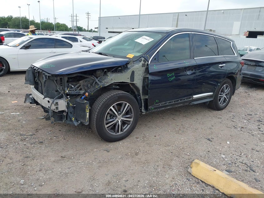 2019 Infiniti Qx60 VIN 5N1DL0MN4KC534274 IAAI salvage auction — LEFT FRONT, Original (Texas), sold $2,050 on 2026-07-09 (photo 2)