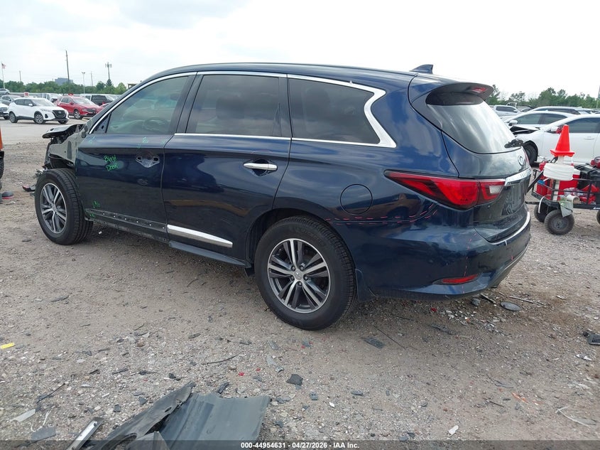 2019 Infiniti Qx60 VIN 5N1DL0MN4KC534274 IAAI salvage auction — LEFT FRONT, Original (Texas), sold $2,050 on 2026-07-09 (photo 3)