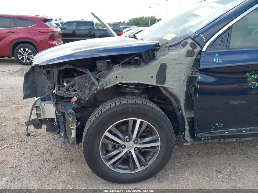 2019 Infiniti Qx60 VIN 5N1DL0MN4KC534274 IAAI salvage auction — LEFT FRONT, Original (Texas), sold $2,050 on 2026-07-09 (photo 6)