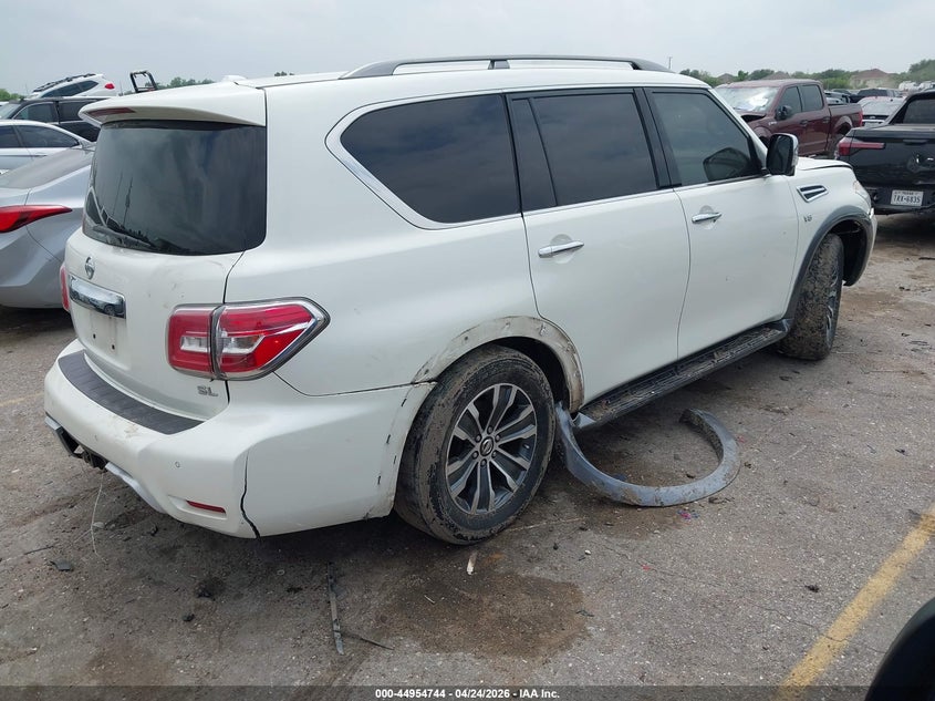 2018 Nissan Armada VIN JN8AY2ND1J9057183 IAAI salvage auction — FRONT END, Original (Texas), sold $3,175 on 2026-07-15 (photo 4)
