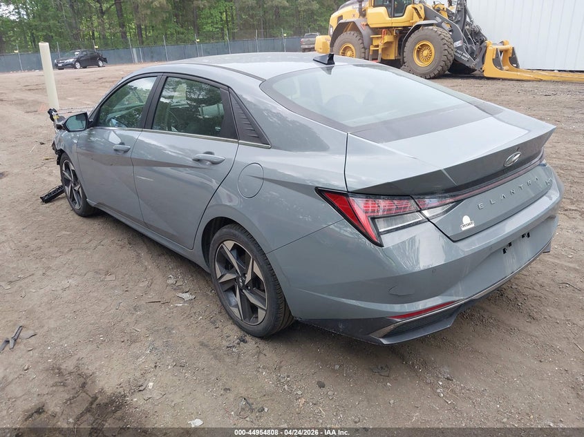 2021 Hyundai Elantra VIN KMHLN4AJ9MU004670 IAAI salvage auction — FRONT END, Salvage Title, sold $25 on 2026-07-30 (photo 3)