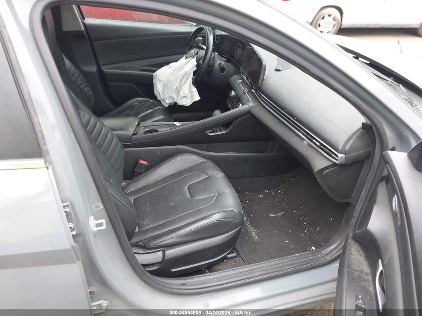 2021 Hyundai Elantra VIN KMHLN4AJ9MU004670 IAAI salvage auction — FRONT END, Salvage Title, sold $25 on 2026-07-30 (photo 5)