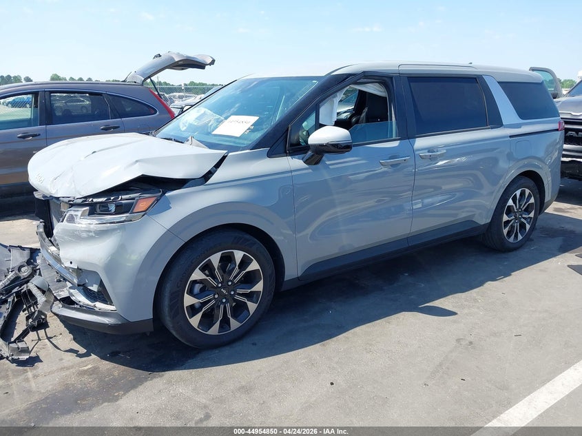 2024 Kia Carnival VIN KNDNC5H3XR6448457 IAAI salvage auction — FRONT END, Salvage (North Carolina), sold $7,100 on 2026-07-29 (photo 2)
