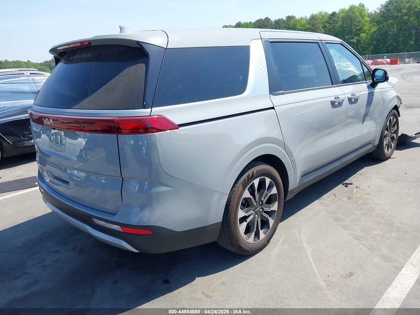 2024 Kia Carnival VIN KNDNC5H3XR6448457 IAAI salvage auction — FRONT END, Salvage (North Carolina), sold $7,100 on 2026-07-29 (photo 4)