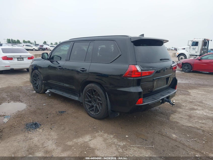 2018 Lexus Lx VIN JTJHY7AX6J4253105 IAAI salvage auction — RIGHT SIDE, Salvage Title, sold $38,500 on 2026-07-22 (photo 3)