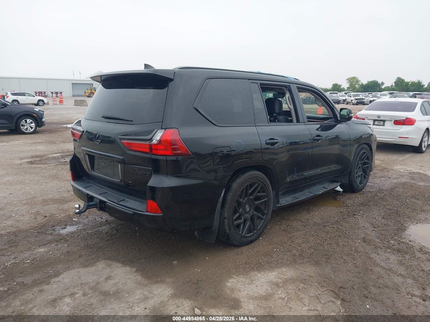 2018 Lexus Lx VIN JTJHY7AX6J4253105 IAAI salvage auction — RIGHT SIDE, Salvage Title, sold $38,500 on 2026-07-22 (photo 4)