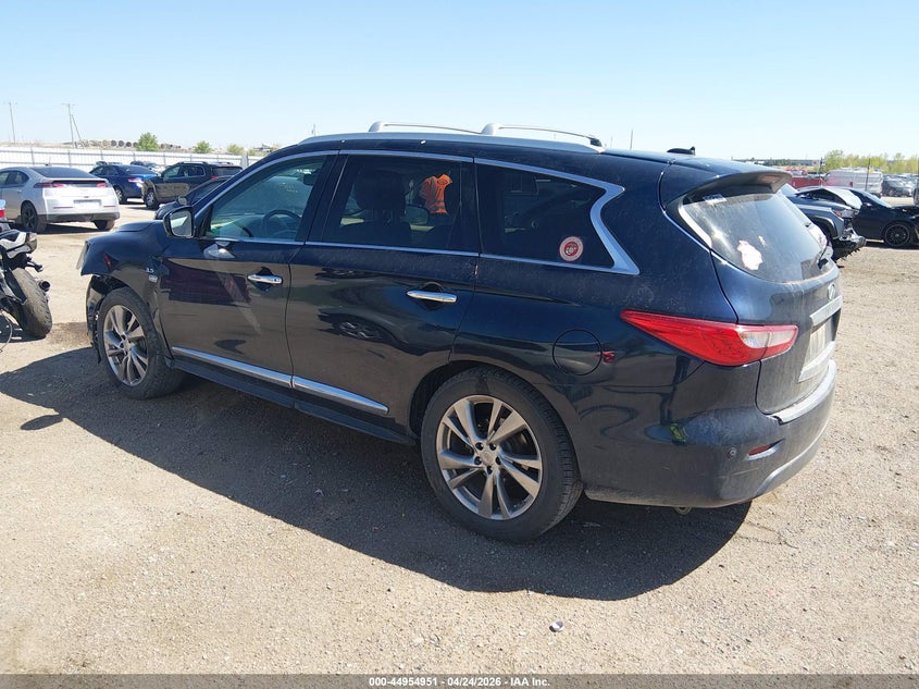 2015 Infiniti Qx60 VIN 5N1AL0MM9FC536697 IAAI salvage auction — FRONT END, Certificate Of Title (Nebraska), sold $2,300 on 2026-07-09 (photo 3)