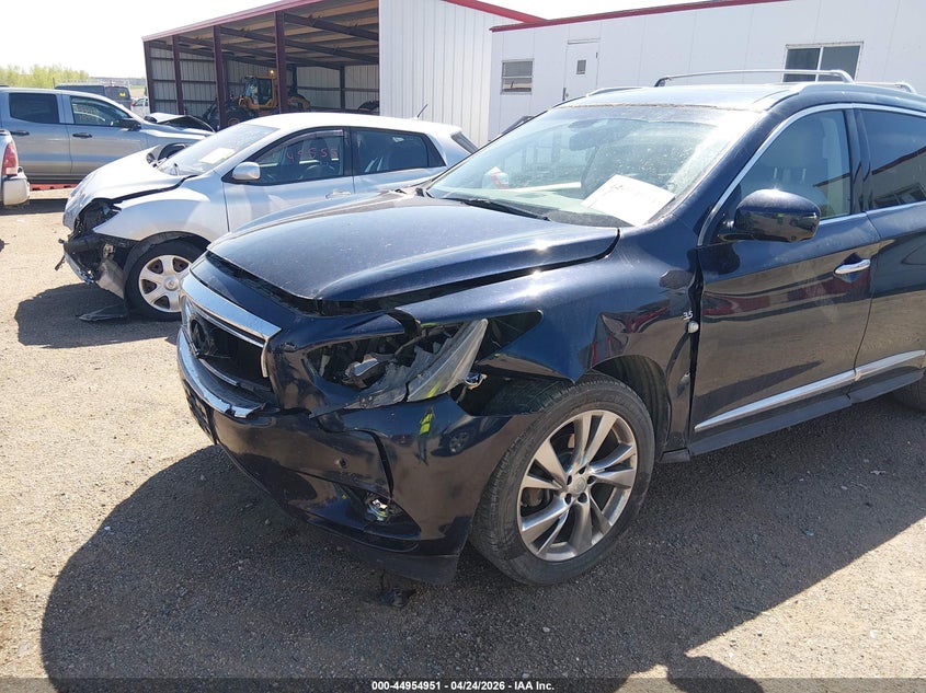 2015 Infiniti Qx60 VIN 5N1AL0MM9FC536697 IAAI salvage auction — FRONT END, Certificate Of Title (Nebraska), sold $2,300 on 2026-07-09 (photo 6)