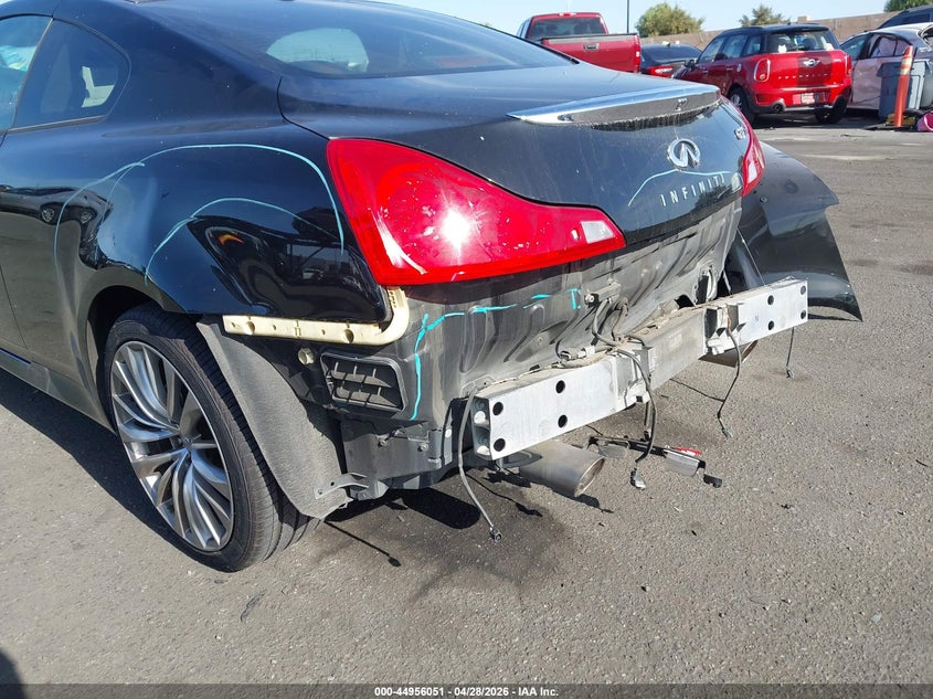 2012 Infiniti G VIN JN1CV6EK3CM420489 IAAI salvage auction — REAR END, Salvage Title, sold $1,600 on 2026-07-24 (photo 6)