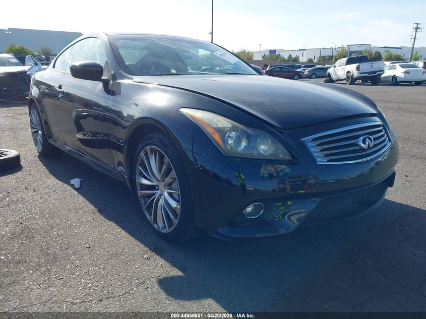 2012 Infiniti G VIN JN1CV6EK3CM420489 IAAI salvage auction — REAR END, Salvage Title, sold $1,600 on 2026-07-24 (photo 1)