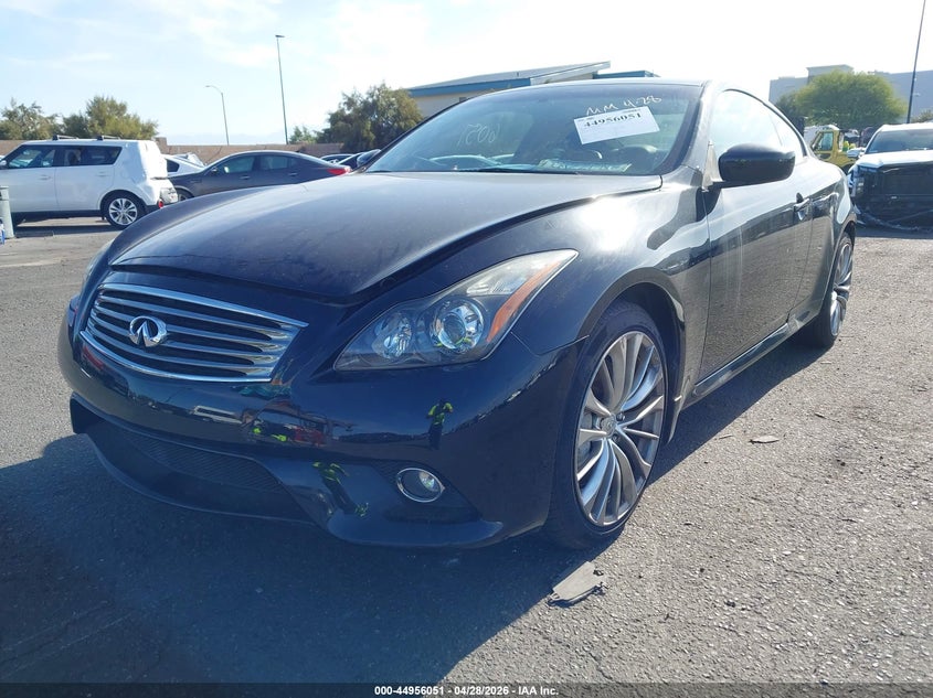 2012 Infiniti G VIN JN1CV6EK3CM420489 IAAI salvage auction — REAR END, Salvage Title, sold $1,600 on 2026-07-24 (photo 2)