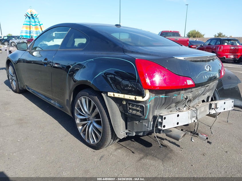 2012 Infiniti G VIN JN1CV6EK3CM420489 IAAI salvage auction — REAR END, Salvage Title, sold $1,600 on 2026-07-24 (photo 3)