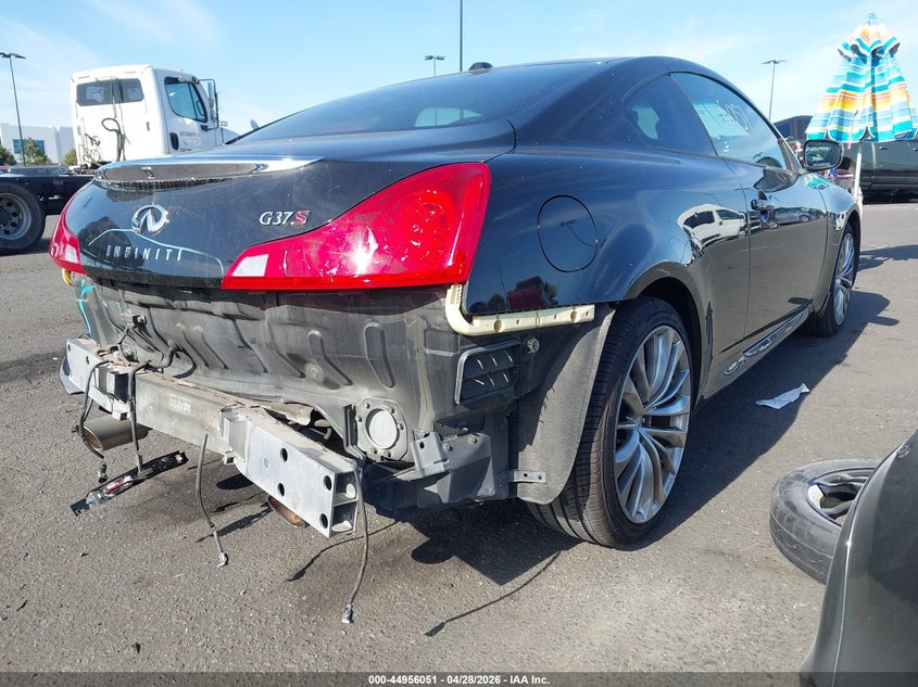 2012 Infiniti G VIN JN1CV6EK3CM420489 IAAI salvage auction — REAR END, Salvage Title, sold $1,600 on 2026-07-24 (photo 4)