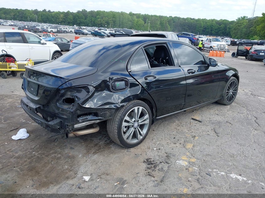2019 Mercedes-benz C-klasse VIN 55SWF8DB6KU294901 IAAI salvage auction — REAR END, Salvage (Georgia), sold $4,700 on 2026-07-22 (photo 4)