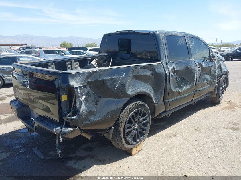 2018 Nissan TITAN VIN 1N6AA1E65JN516893 IAAI salvage auction — ROLLOVER, Salvage Title, sold $25 on 2026-10-02 (photo 4)