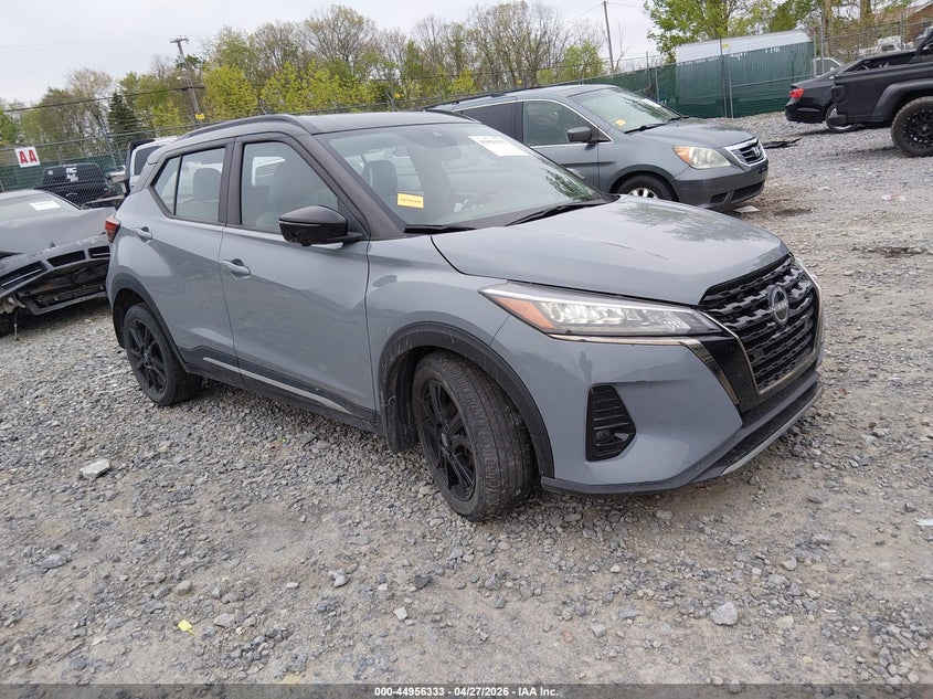 2023 Nissan Kicks VIN 3N1CP5DV2PL571937 IAAI salvage auction — LEFT FRONT, Salvage (West Virginia), sold $25 on 2026-07-29 (photo 1)