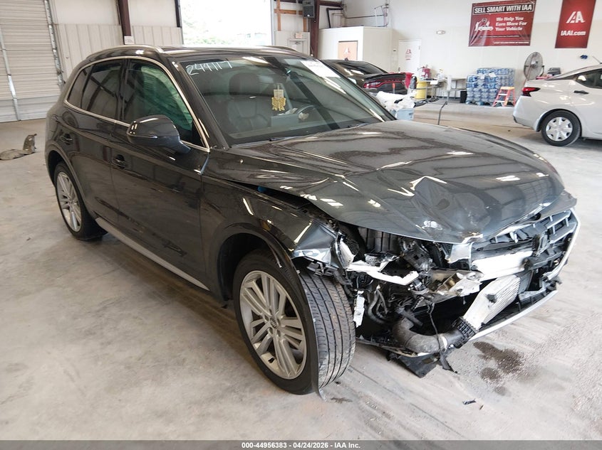 2018 Audi Q5 VIN WA1BNAFY4J2244117 IAAI salvage auction — FRONT END, Salvage Title, sold $5,075 on 2026-08-24 (photo 1)