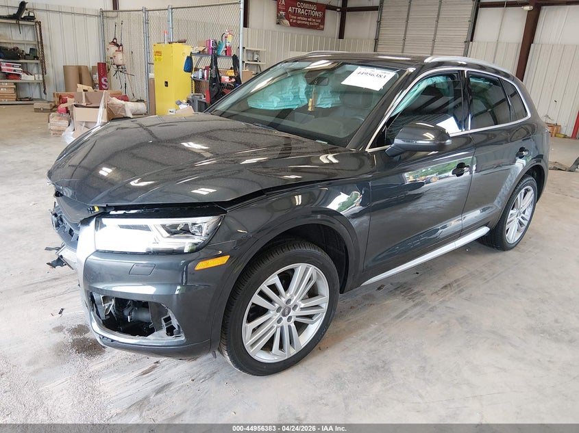 2018 Audi Q5 VIN WA1BNAFY4J2244117 IAAI salvage auction — FRONT END, Salvage Title, sold $5,075 on 2026-08-24 (photo 2)