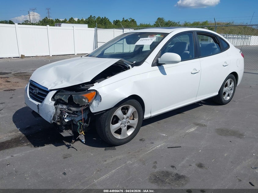 2007 Hyundai Elantra VIN KMHDU46D37U085227 IAAI salvage auction — FRONT END, Rebuildable (Florida), sold $625 on 2026-07-20 (photo 2)