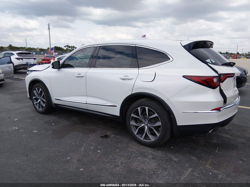 2022 Acura Mdx VIN 5J8YE1H43NL003726 IAAI salvage auction — RIGHT REAR, Rebuildable (Florida), sold $4,550 on 2026-07-09 (photo 3)