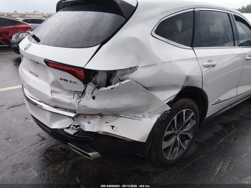 2022 Acura Mdx VIN 5J8YE1H43NL003726 IAAI salvage auction — RIGHT REAR, Rebuildable (Florida), sold $4,550 on 2026-07-09 (photo 6)