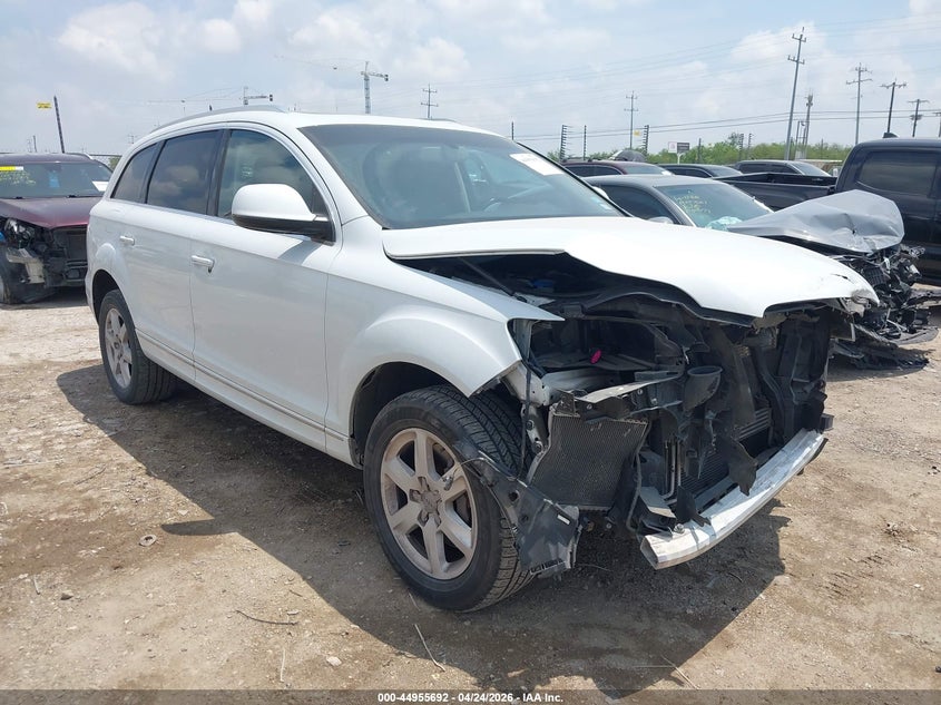 2015 Audi Q7 VIN WA1LGBFE1FD001127 IAAI salvage auction — FRONT END, Original (Texas), sold $2,900 on 2026-07-13 (photo 1)