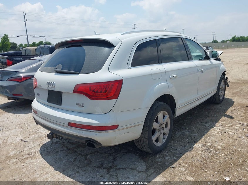 2015 Audi Q7 VIN WA1LGBFE1FD001127 IAAI salvage auction — FRONT END, Original (Texas), sold $2,900 on 2026-07-13 (photo 4)
