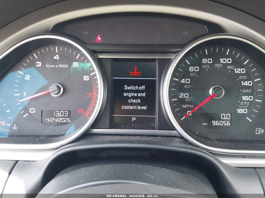 2015 Audi Q7 VIN WA1LGBFE1FD001127 IAAI salvage auction — FRONT END, Original (Texas), sold $2,900 on 2026-07-13 (photo 7)