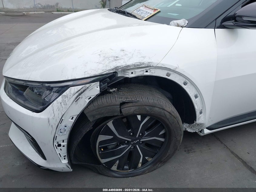 2024 Kia Ev6 VIN KNDC44LA0R5212152 IAAI salvage auction — LEFT SIDE, Wait Title, sold $11,600 on 2026-07-08 (photo 6)