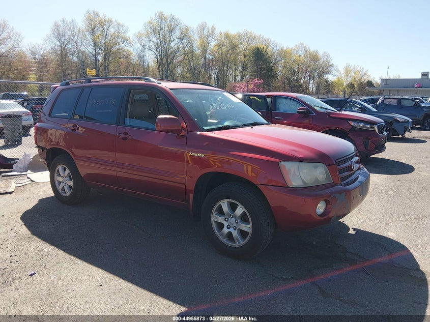 2003 Toyota Highlander VIN JTEHF21A730118048 IAAI salvage auction — REAR END, Bill Of Sale (Connecticut), sold $425 on 2026-07-09 (photo 1)