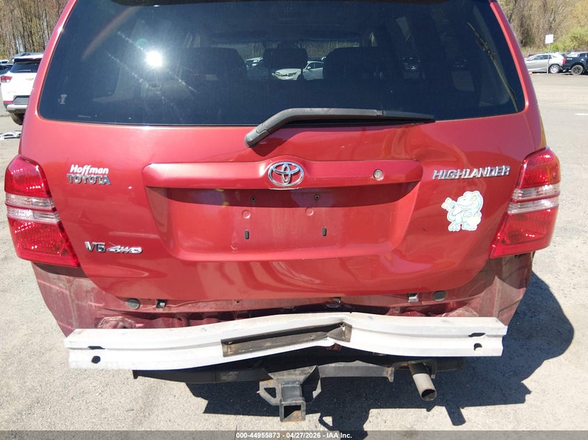 2003 Toyota Highlander VIN JTEHF21A730118048 IAAI salvage auction — REAR END, Bill Of Sale (Connecticut), sold $425 on 2026-07-09 (photo 6)