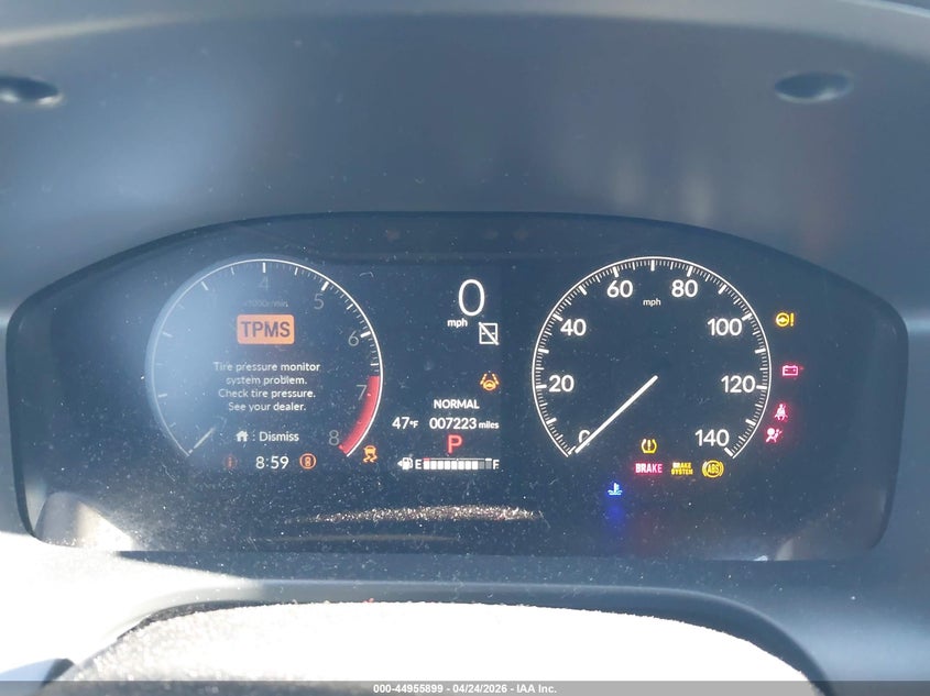 2026 Honda Hr-v VIN 3CZRZ2H39TM741136 IAAI salvage auction — FRONT END, Salvage (Minnesota), sold $7,200 on 2026-07-29 (photo 7)