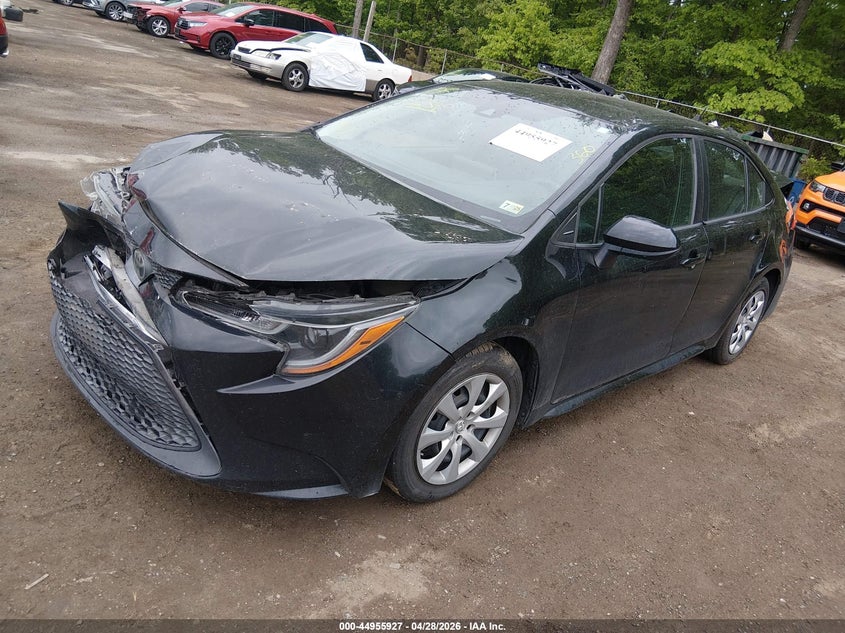 2020 Toyota Corolla VIN 5YFEPRAE5LP073228 IAAI salvage auction — FRONT & REAR, Salvage Title, sold $2,550 on 2026-07-31 (photo 2)