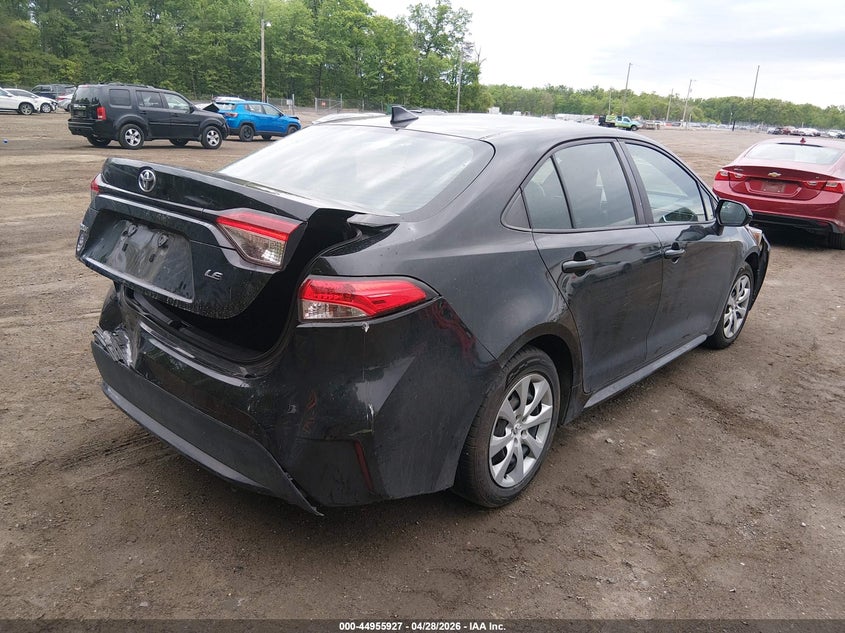 2020 Toyota Corolla VIN 5YFEPRAE5LP073228 IAAI salvage auction — FRONT & REAR, Salvage Title, sold $2,550 on 2026-07-31 (photo 4)