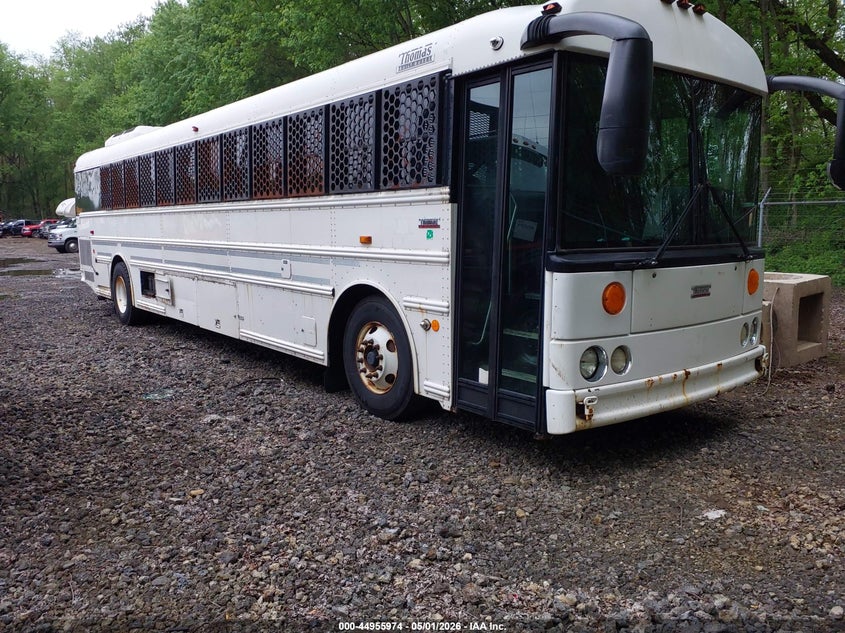 2013 Thomas Transit bus VIN 1T7YU2E29D1160765 IAAI salvage auction — NORMAL WEAR, Clear (Tennessee), sold $1,250 on 2026-07-06 (photo 1)