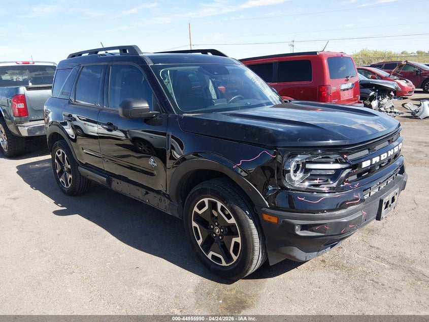 2022 Ford Bronco sport VIN 3FMCR9C69NRD78490 IAAI salvage auction — RIGHT FRONT, Salvage Title, sold $7,500 on 2026-08-19 (photo 1)