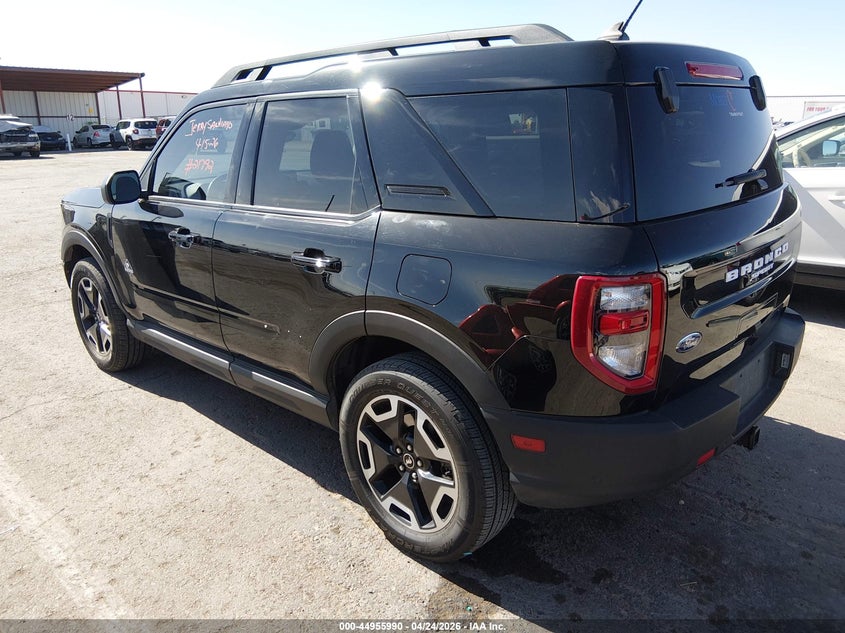 2022 Ford Bronco sport VIN 3FMCR9C69NRD78490 IAAI salvage auction — RIGHT FRONT, Salvage Title, sold $7,500 on 2026-08-19 (photo 3)