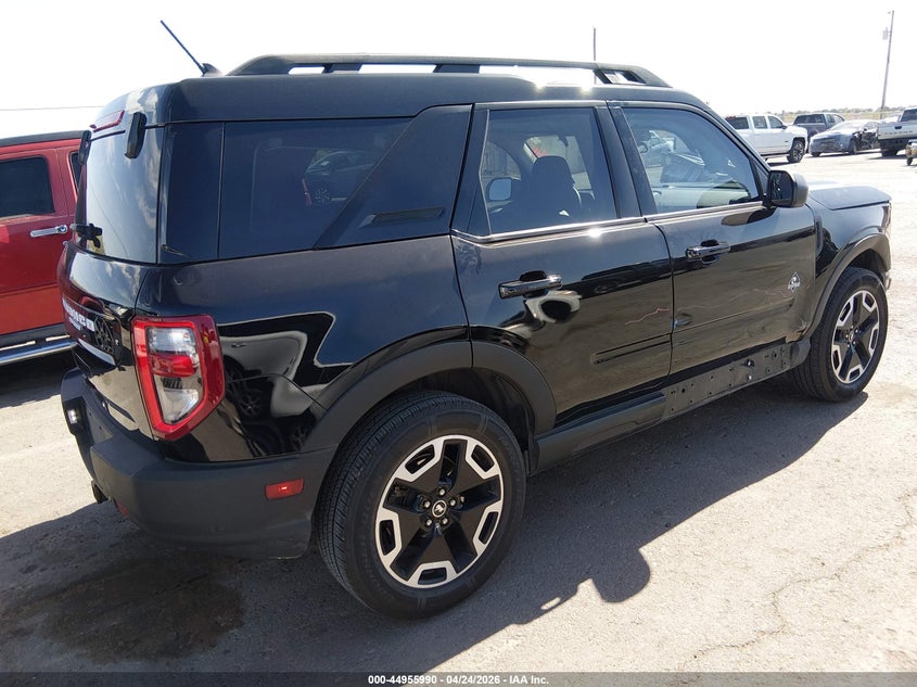 2022 Ford Bronco sport VIN 3FMCR9C69NRD78490 IAAI salvage auction — RIGHT FRONT, Salvage Title, sold $7,500 on 2026-08-19 (photo 4)