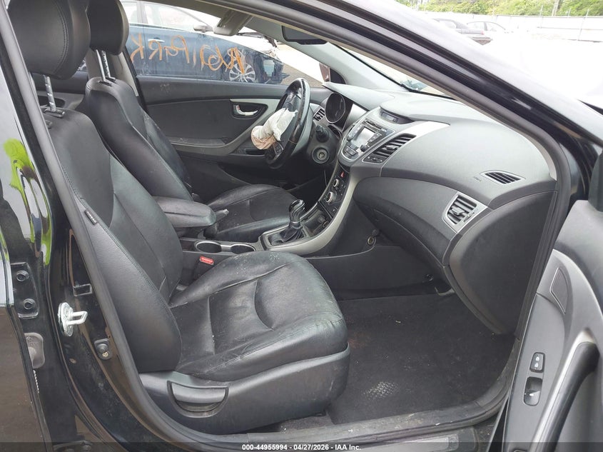 2014 Hyundai Elantra VIN KMHDH4AE3EU098884 IAAI salvage auction — FRONT & REAR, Salvage (Ohio), sold $300 on 2026-07-30 (photo 5)